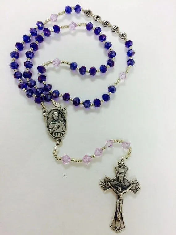 Rosario Catolico Personalizado San Peregrino Patron de por Nury123