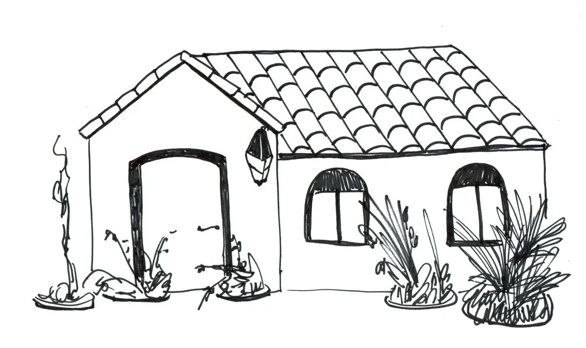 Rosario para colorear: Casa de barrio Acindar Rosario para colorear: Casa de barrio Acindar