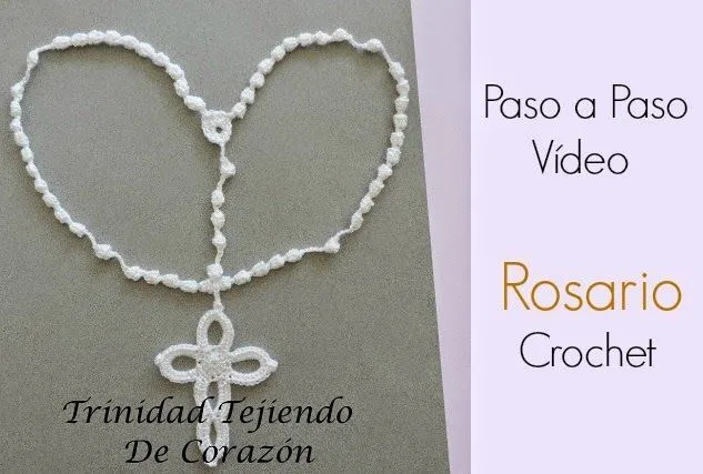 Como hacer un Rosario de Crochet Tutorial - Patrones Crochet ...