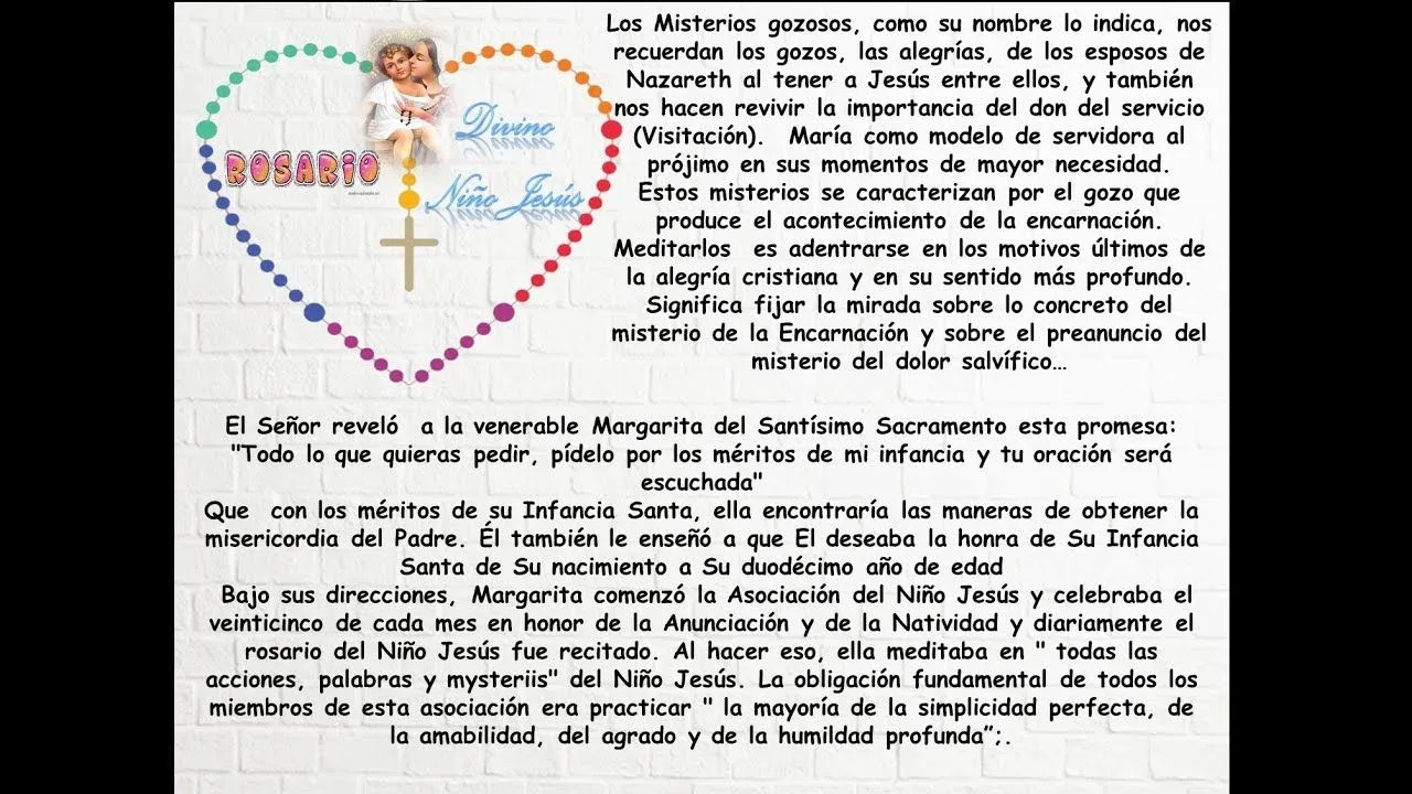 Rosario al Divino Niño Jesus con letanias - YouTube Rosario al Divino Niño Jesus con letanias - YouTube