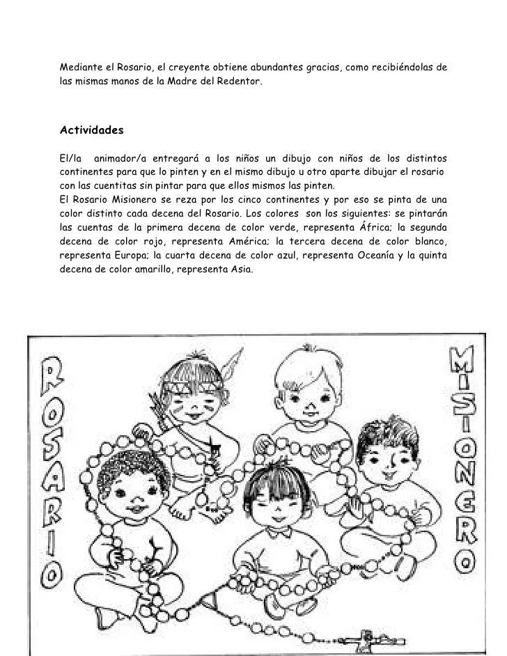 El rosario misionero