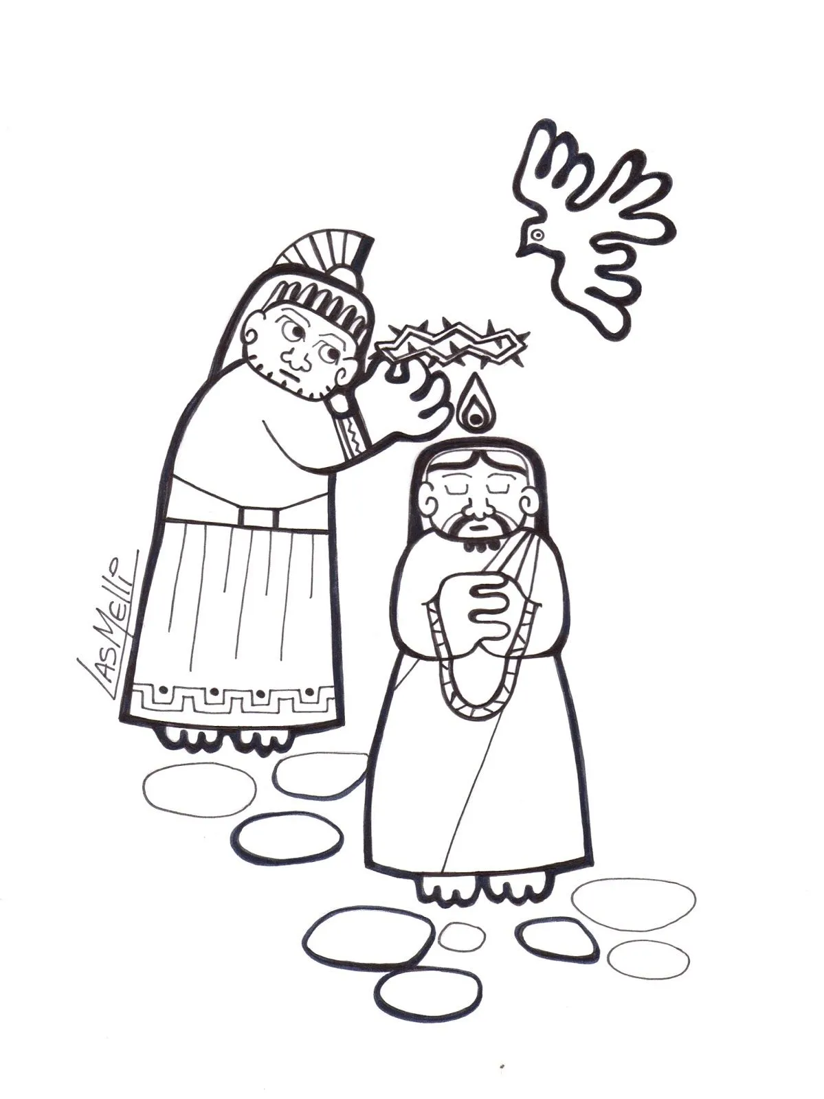 Rosario misionero colores - Dibujos para colorear - IMAGIXS Rosario misionero colores - Dibujos para colorear - IMAGIXS