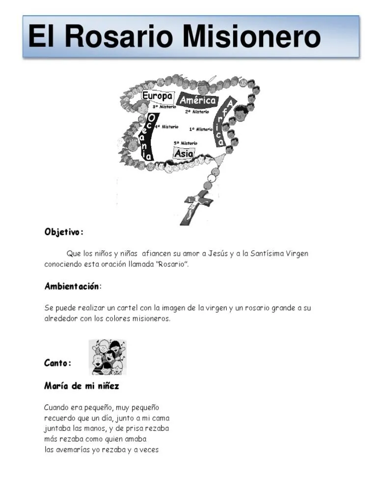 Otro Rosario Misionero | PDF | María, madre de Jesús | Rosario Otro Rosario Misionero | PDF | María, madre de Jesús | Rosario
