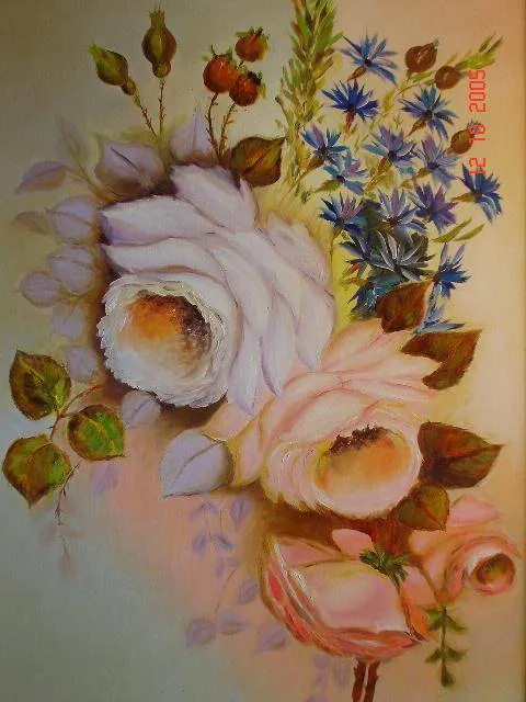 Rosas Branca e Rosa José Maria Machado - Artelista.com Rosas Branca e Rosa José Maria Machado - Artelista.com