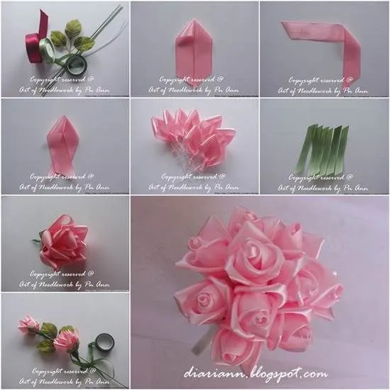 ROSAS CON CINTAS DE RASO | COMO HACER TODO TIPO DE FLORES, LAZOS ... ROSAS CON CINTAS DE RASO | COMO HACER TODO TIPO DE FLORES, LAZOS ...