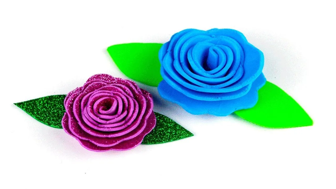Como Hacer Rosas en Espiral de Foamy o Goma eva/DIY/MANUALIDADES - YouTube Como Hacer Rosas en Espiral de Foamy o Goma eva/DIY/MANUALIDADES - YouTube