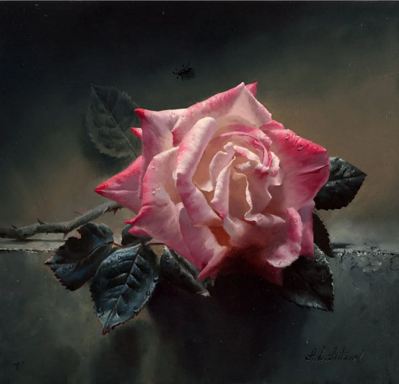 Rosas: Flores Realistas y Grandes, Pintura Hiperrealista de ... Rosas: Flores Realistas y Grandes, Pintura Hiperrealista de ...