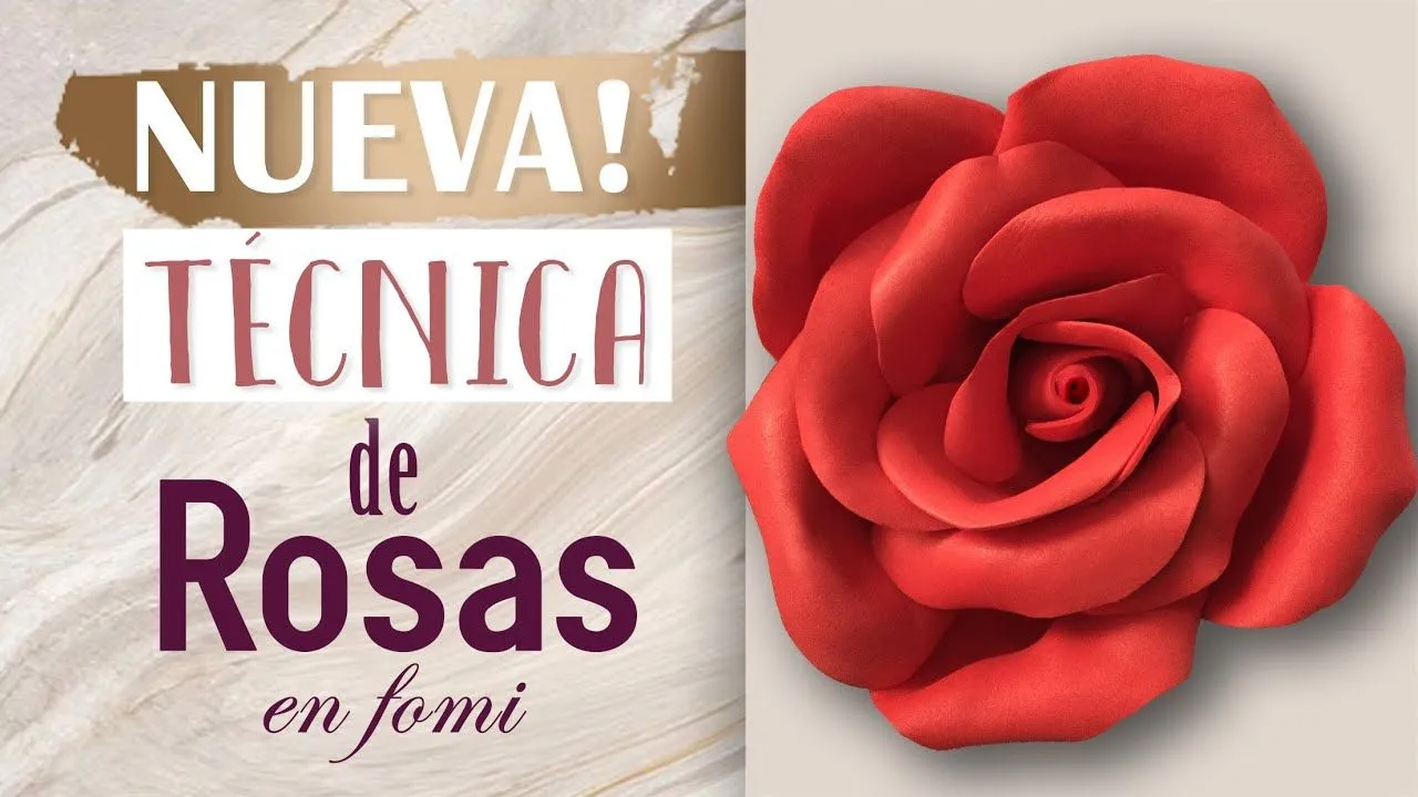 ROSAS DE FOAMI "TÉCNICA" con una BOTELLA/ fomi/ foami/ flores #rosa #rose -  YouTube