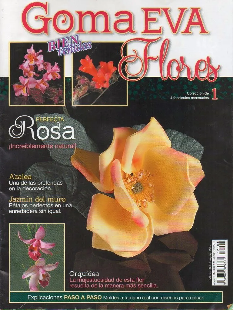 Como hacer rosas en foamy | Revistas de manualidades Gratis Como hacer rosas en foamy | Revistas de manualidades Gratis