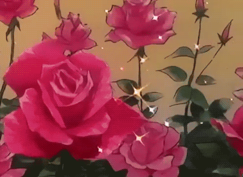 Rosas Glitter Gifs. | Fondos animados de Flores | Pinterest ...