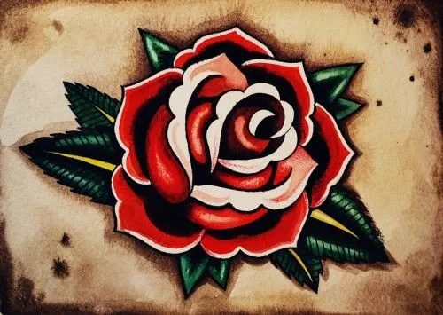 Rosas old school - Imagui