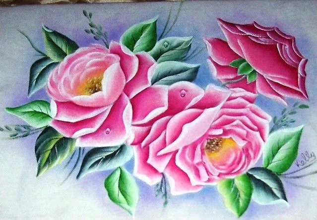 rosas pintadas | Flickr - Photo Sharing!