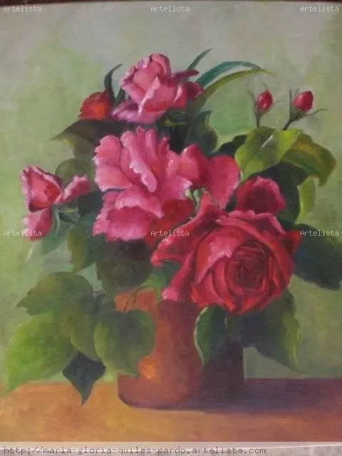 rosas rojas Maria Gloria Quiles Pardo - Artelista.com