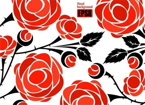 Rosas vector vectores gratis para su descarga gratuita (alrededor ...