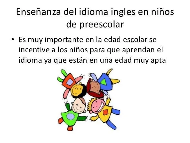 Rosatituaña enseñanza del idioma ingles en niños de preescolar rosa