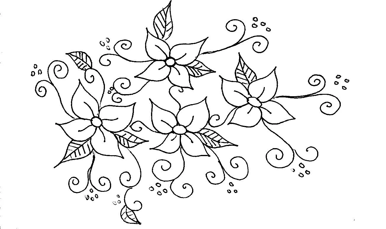 Rose AmarArtes: Flores para colorir