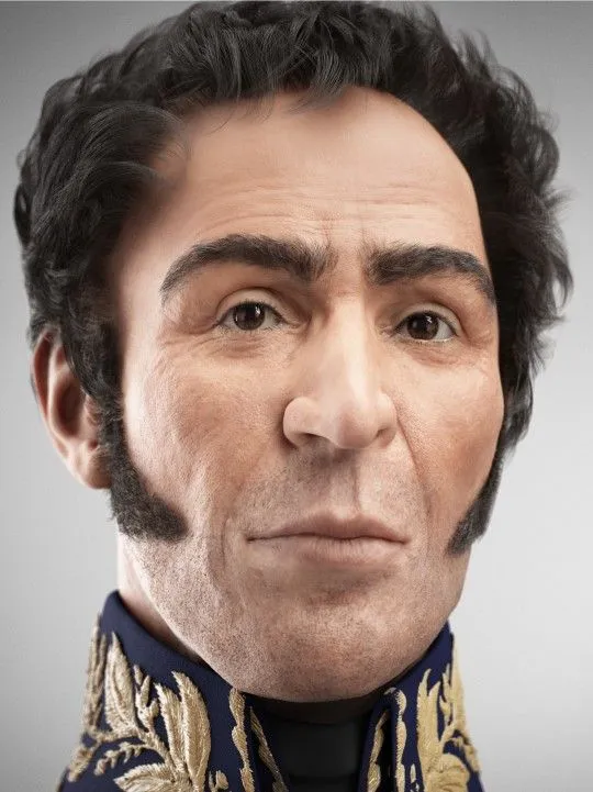 He aquí el rostro en 3D del Libertador Simón Bolívar | PSUV He aquí el rostro en 3D del Libertador Simón Bolívar | PSUV