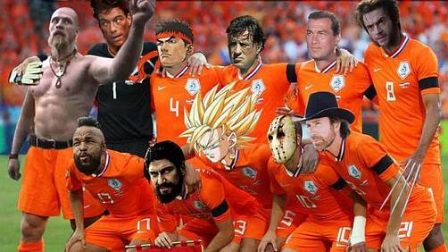 El verdadero rostro dela selección de Holanda en Sudáfrica 2010 ...