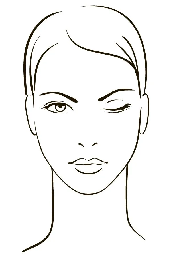 rostro dibujo maquillaje - Buscar con Google | Maquillaje ...