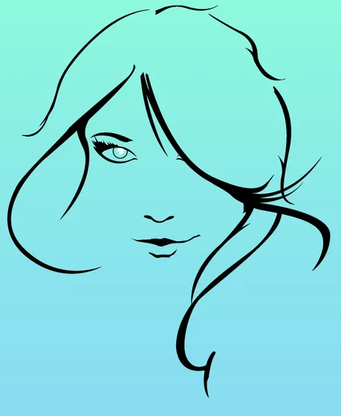 Boceto DE Rostro DE Mujer Clip Art Descargar 1.000 clip arts ...