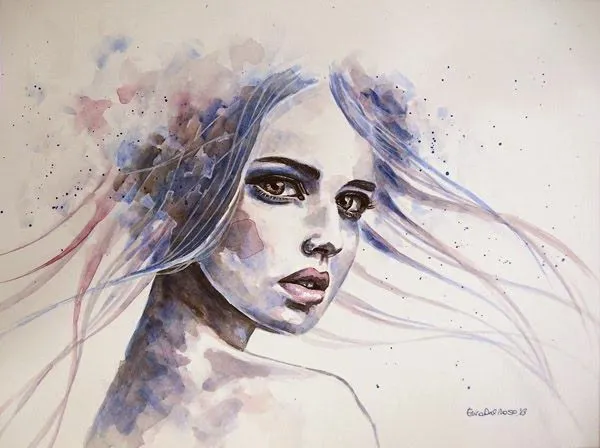 Rostros Femeninos en Pinterest | Tutoriales De Pintura Digital ...