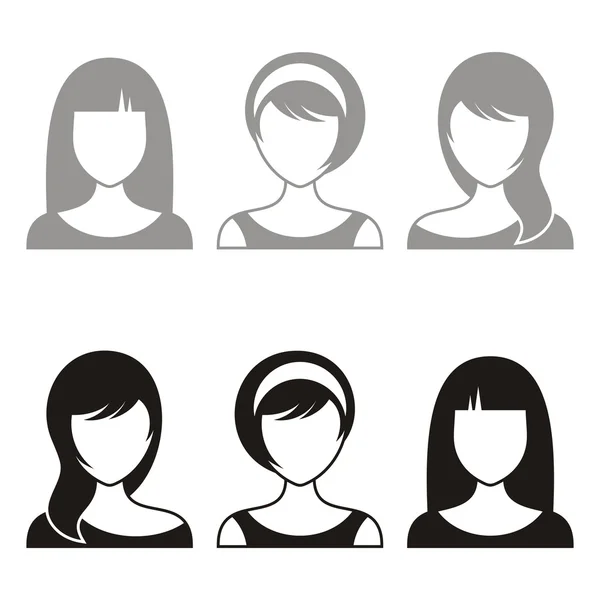 Rostros de mujer — Vector stock © blumer-1979 #50266117 Rostros de mujer — Vector stock © blumer-1979 #50266117