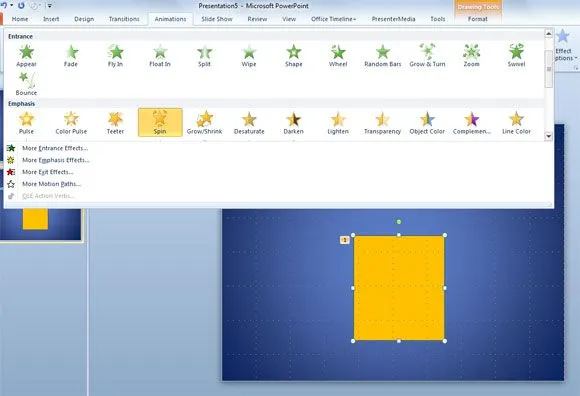 Rotar Figuras y Agregar Animaciones en PowerPoint 2010 ... Rotar Figuras y Agregar Animaciones en PowerPoint 2010 ...