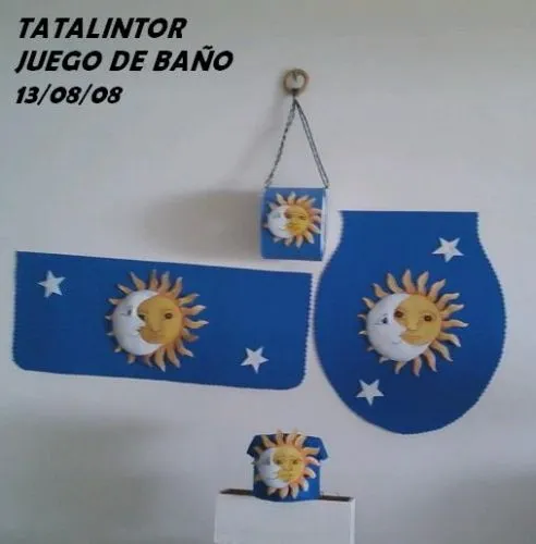 Juego de baño en foami para niños - Imagui