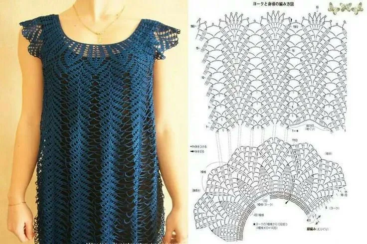 Roupas em Crochê + Gráficos ♪ ♪ ... #inspiration #crochet #knit ... Roupas em Crochê + Gráficos ♪ ♪ ... #inspiration #crochet #knit ...