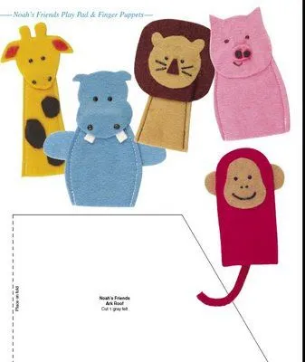 Roxy Manualidades: Moldes para títeres de dedos. Roxy Manualidades: Moldes para títeres de dedos.