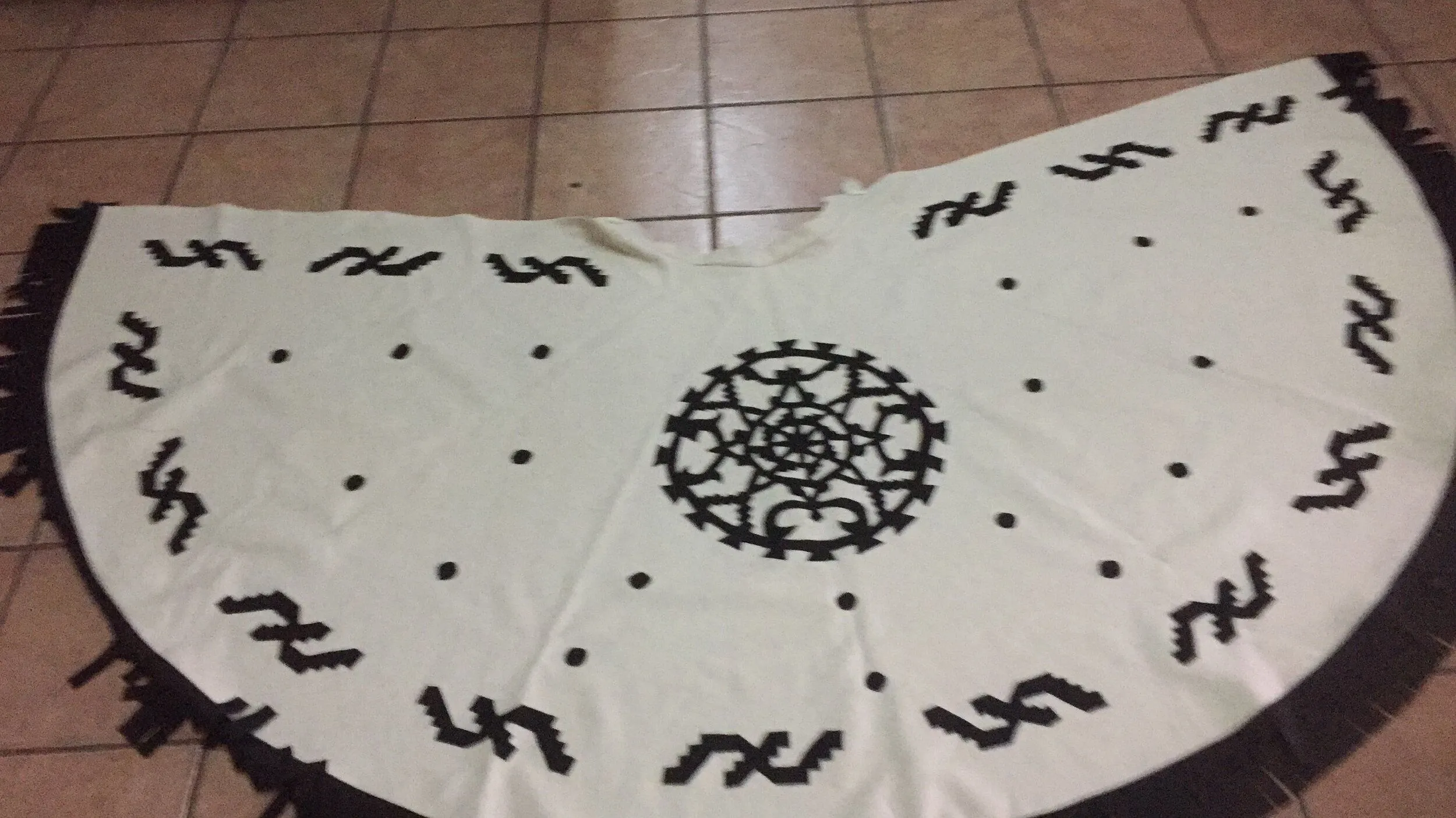 Ruana Charra Calendario/ Aztec Calender Charro Cape — EL JORONGO CUSTOM DESIGN Ruana Charra Calendario/ Aztec Calender Charro Cape — EL JORONGO CUSTOM DESIGN