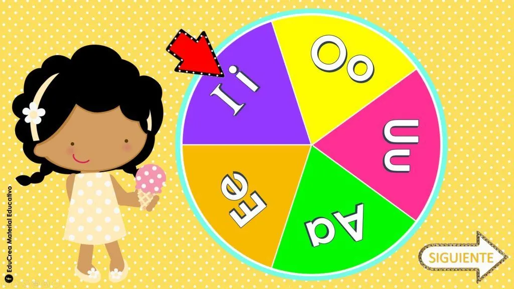 Ruleta de las Vocales: En PowerPoint y Gratuita - Educaenvivo Ruleta de las Vocales: En PowerPoint y Gratuita - Educaenvivo