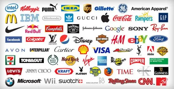 Nombres con logos de marcas - Imagui