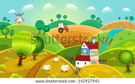 Dibujo población rural - Imagui
