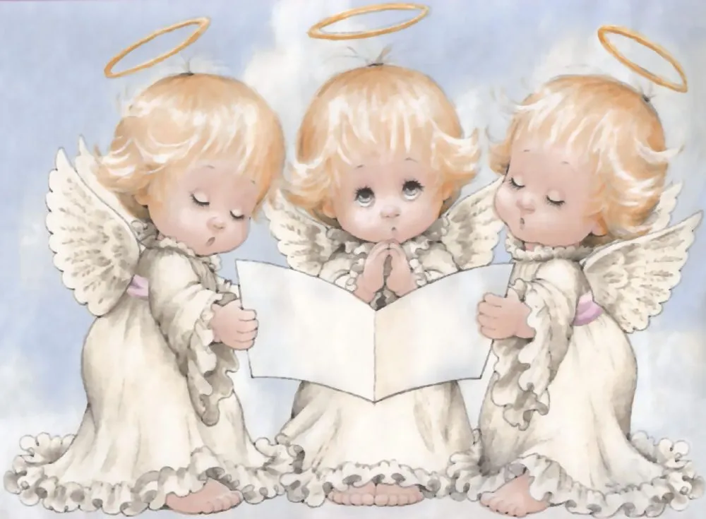 Angelito de caricatura - Imagui