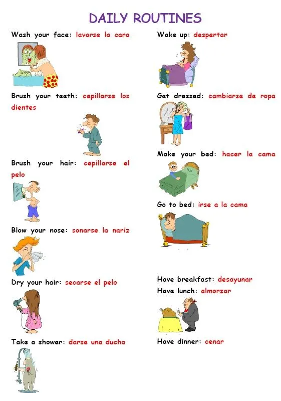 Rutinas diarias para pintar - Imagui