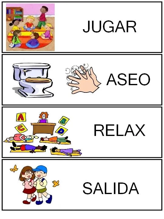 Rutinas | Rincón de infantil