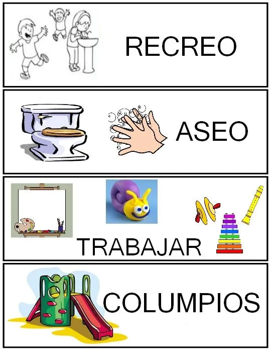 Rutinas | Rincón de infantil