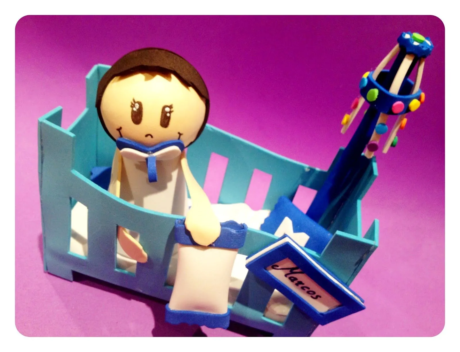 Rutty`s creations: Cuna de bebé fofucho