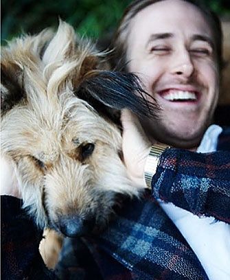 Ryan Gosling loves his dog.