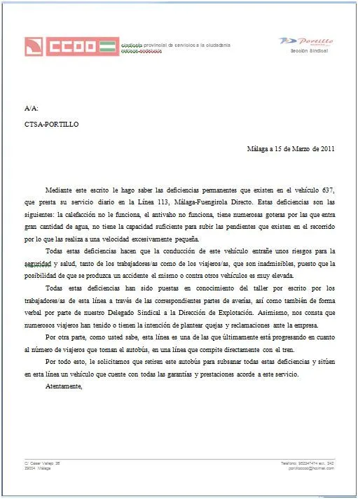 P O R T I L L E R O S: marzo 2011