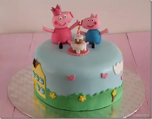 Saavedra, en la cocina: TARTA FONDANT PEPPA PIGEspe