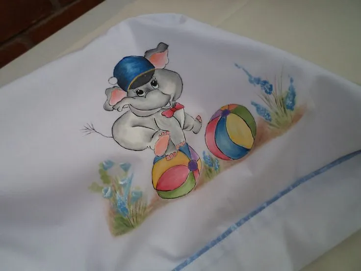 Sábanitas para bebé pintadas a mano. | pintura en tela | Pinterest Sábanitas para bebé pintadas a mano. | pintura en tela | Pinterest