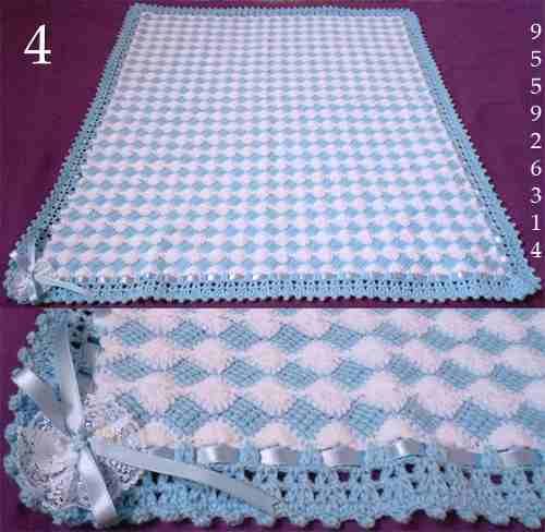 Sabanitas De Bebe Tejidas a Crochet | Proyectos que intentar ... Sabanitas De Bebe Tejidas a Crochet | Proyectos que intentar ...