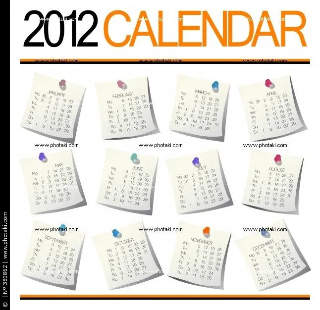 Nunca se sabe, mi helmaaano!: CALENDARIO