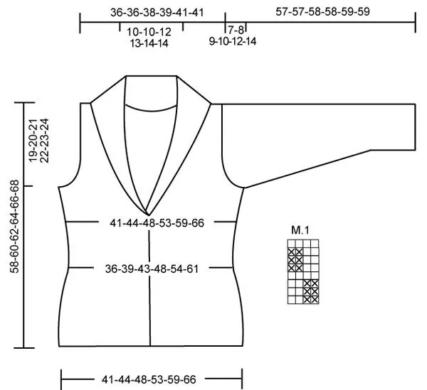 Saco a Dos Agujas DROPS con patrón de textura en “Alpaca”. Talla S ... Saco a Dos Agujas DROPS con patrón de textura en “Alpaca”. Talla S ...