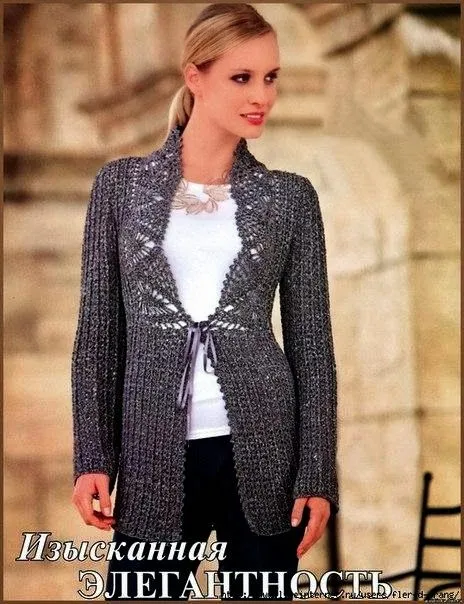 Colección de sacos tejidos para dama - 16 patrones | Crochet y Dos ... Colección de sacos tejidos para dama - 16 patrones | Crochet y Dos ...