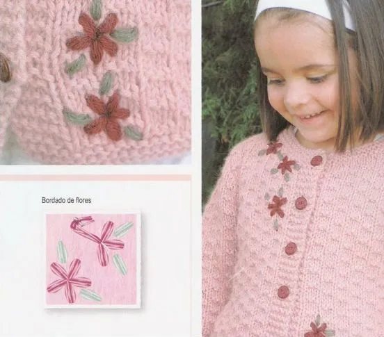 Saco para niña tejido con dos agujas / Tutorial paso a paso ... Saco para niña tejido con dos agujas / Tutorial paso a paso ...