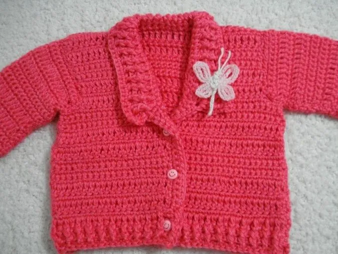 Saco tejido al crochet niña | Creaciones Malvadodeseo | Pinterest ...