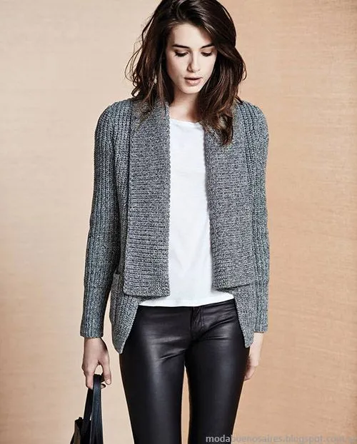 Sacos tejidos otoño invierno 2015 Etiqueta Negra Mujer. | Winter ... Sacos tejidos otoño invierno 2015 Etiqueta Negra Mujer. | Winter ...